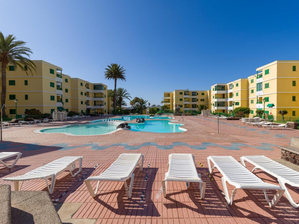 Apartamento Con Piscina En Maspalomas 普拉亚戴尔雷安格莱斯 外观 照片