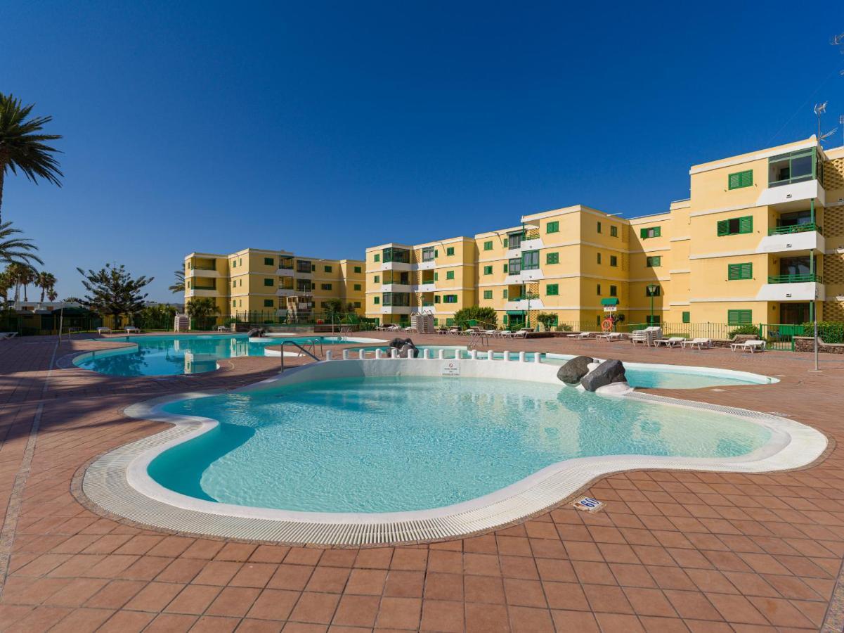 Apartamento Con Piscina En Maspalomas 普拉亚戴尔雷安格莱斯 外观 照片